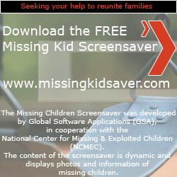 Missing Children Screensaver